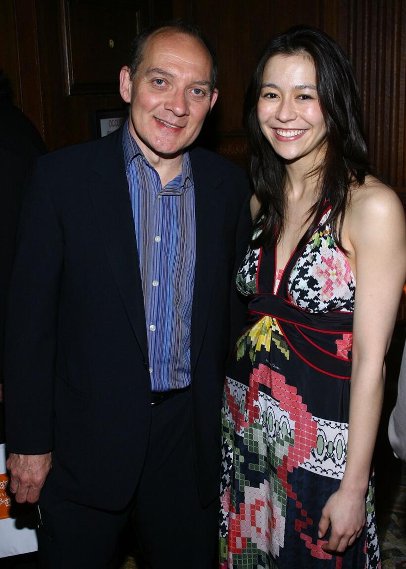 Zach Grenier and Director Elizabeth Chai Vasarhelyi at the after party of the New York premiere of "Youssou N'dour: I Bring What I Love."