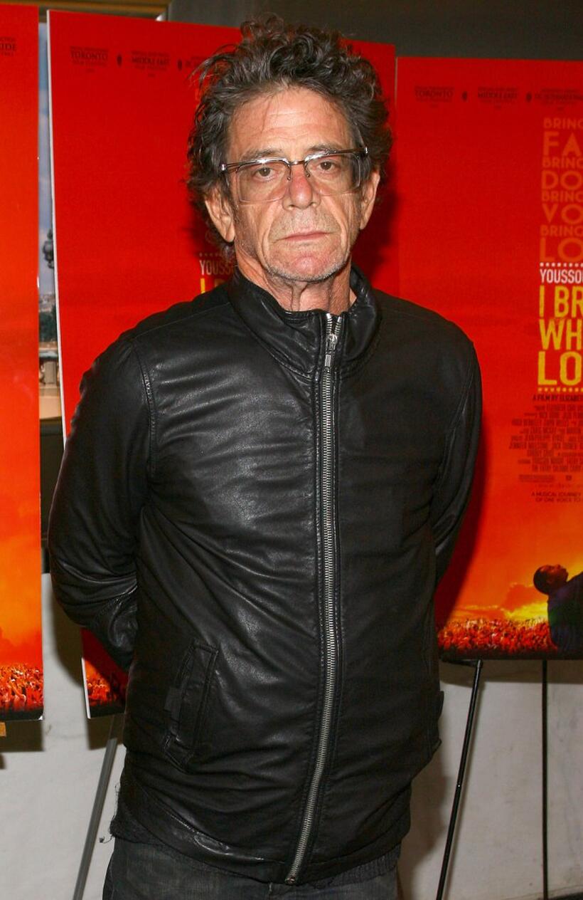 Lou Reed at the New York premiere of "Youssou N'dour: I Bring What I Love."