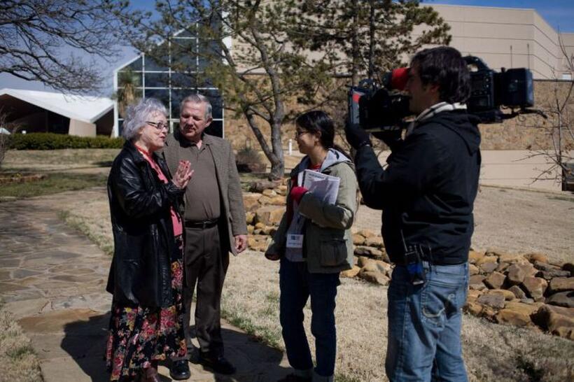Mary Beth, Sid Hardy, Charlyne Yi and Jay Hunter in "Paper Heart."