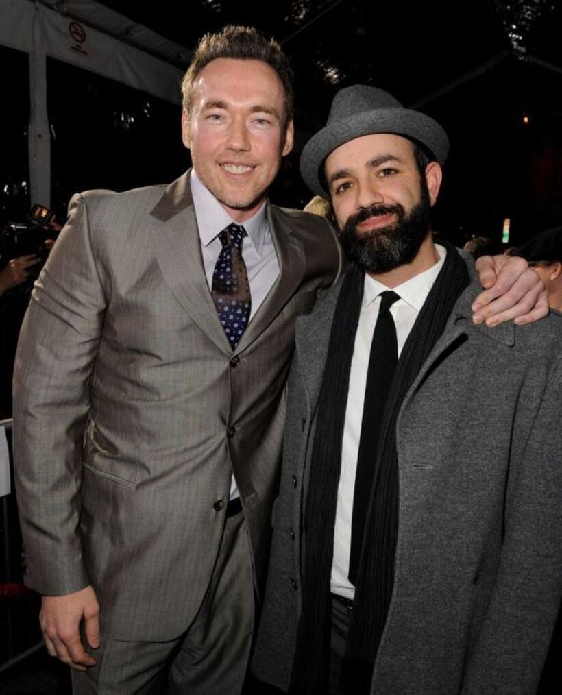 Kevin Durand and Scott Stewart at the California premiere of "Legion."