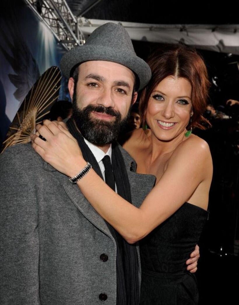 Scott Stewart and Kate Walsh at the California premiere of "Legion."