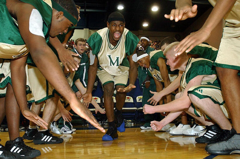 LeBron James and his teammates from St. Vincent-St. Mary's High School in "More Than A Game."