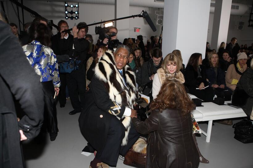 Andre Leon Talley and Anna Wintour in "The September Issue."