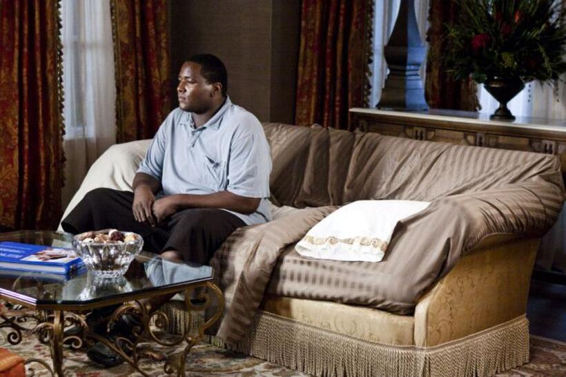 Quinton Aaron as Michael Oher in "The Blind Side."