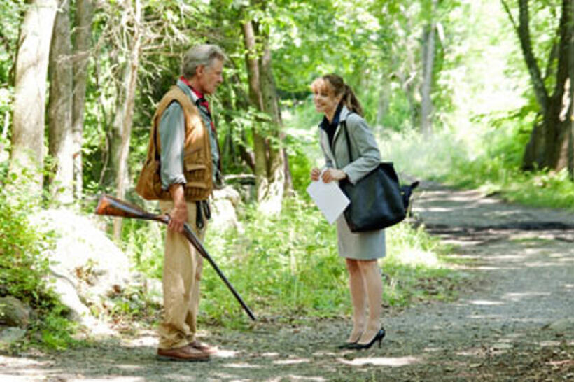 Rachel McAdams and Harrison Ford in "Morning Glory"