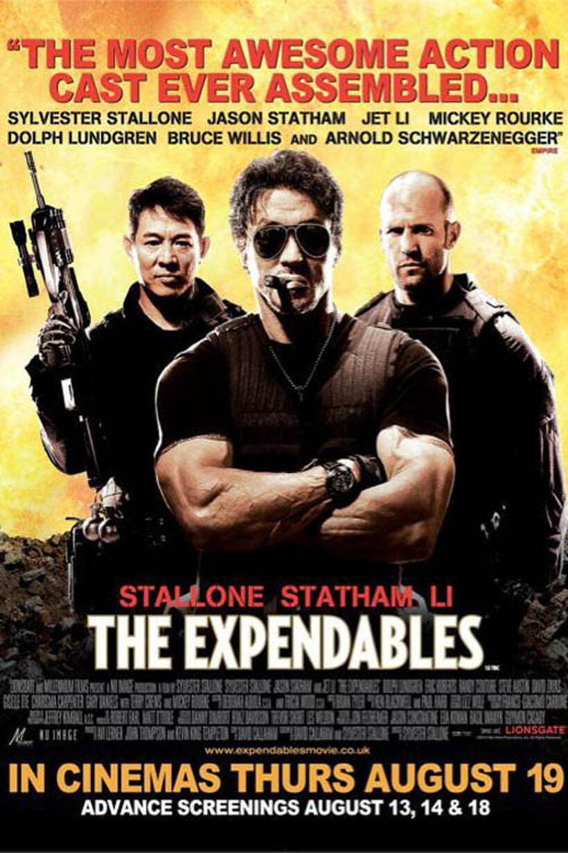 Poster art for "The Expendables"