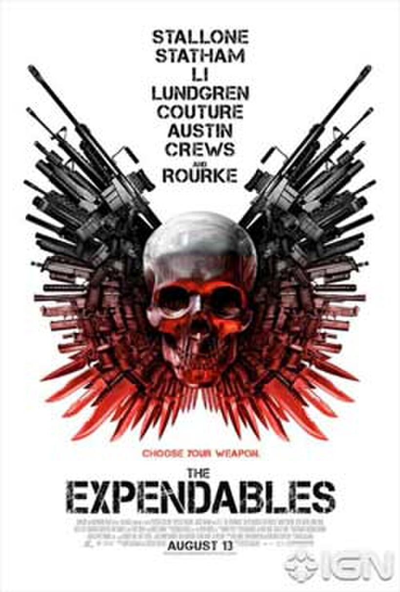 Poster art for "The Expendables."
