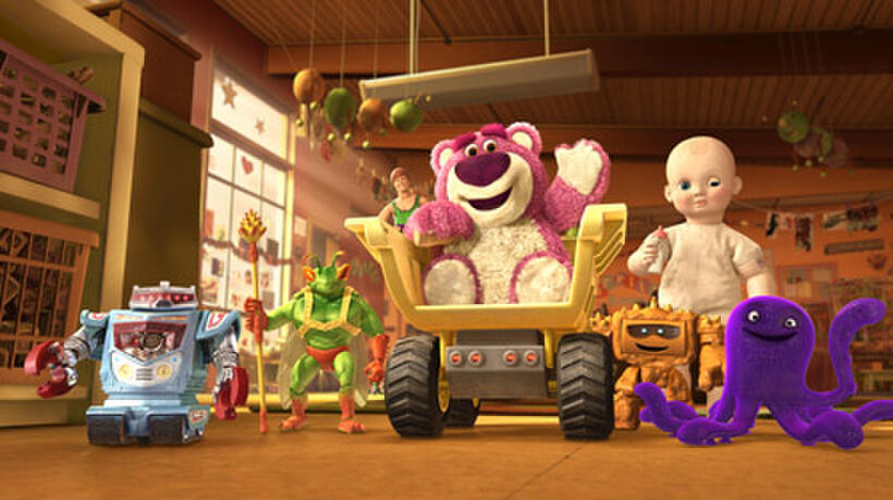 A scene in "Toy Story 3."