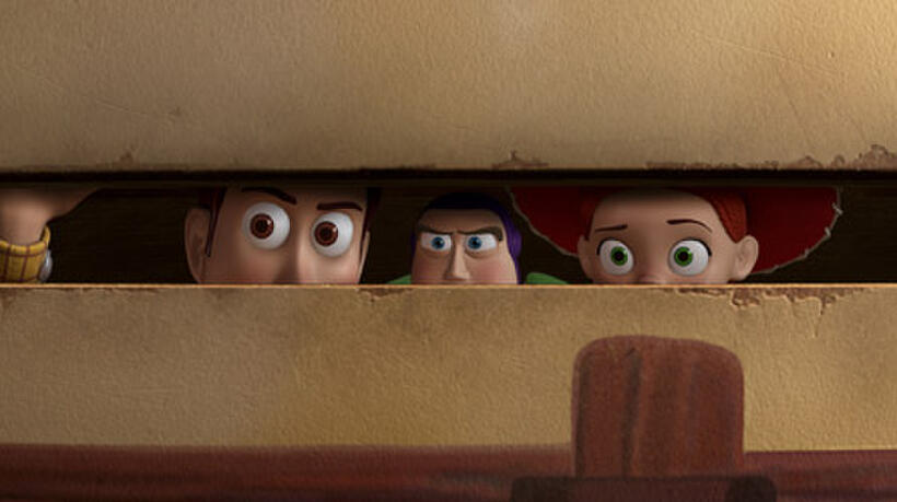 A scene in "Toy Story 3."