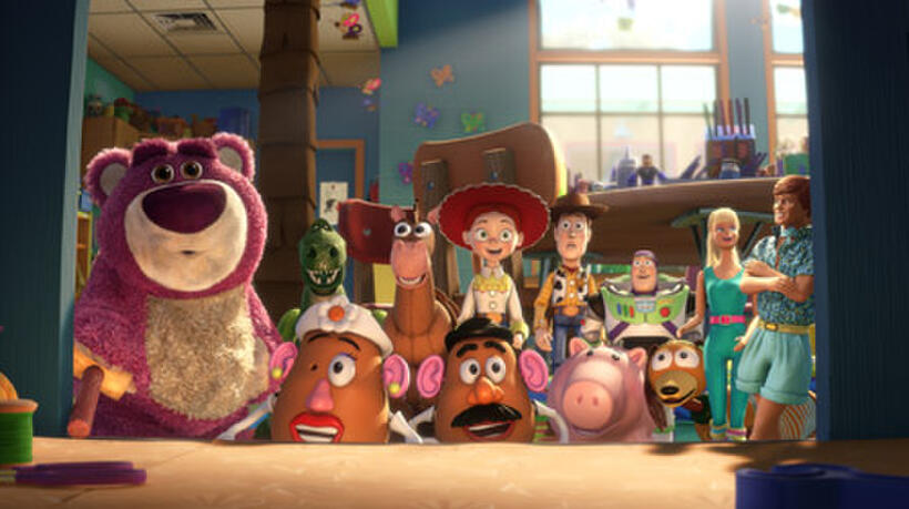 A scene in "Toy Story 3."