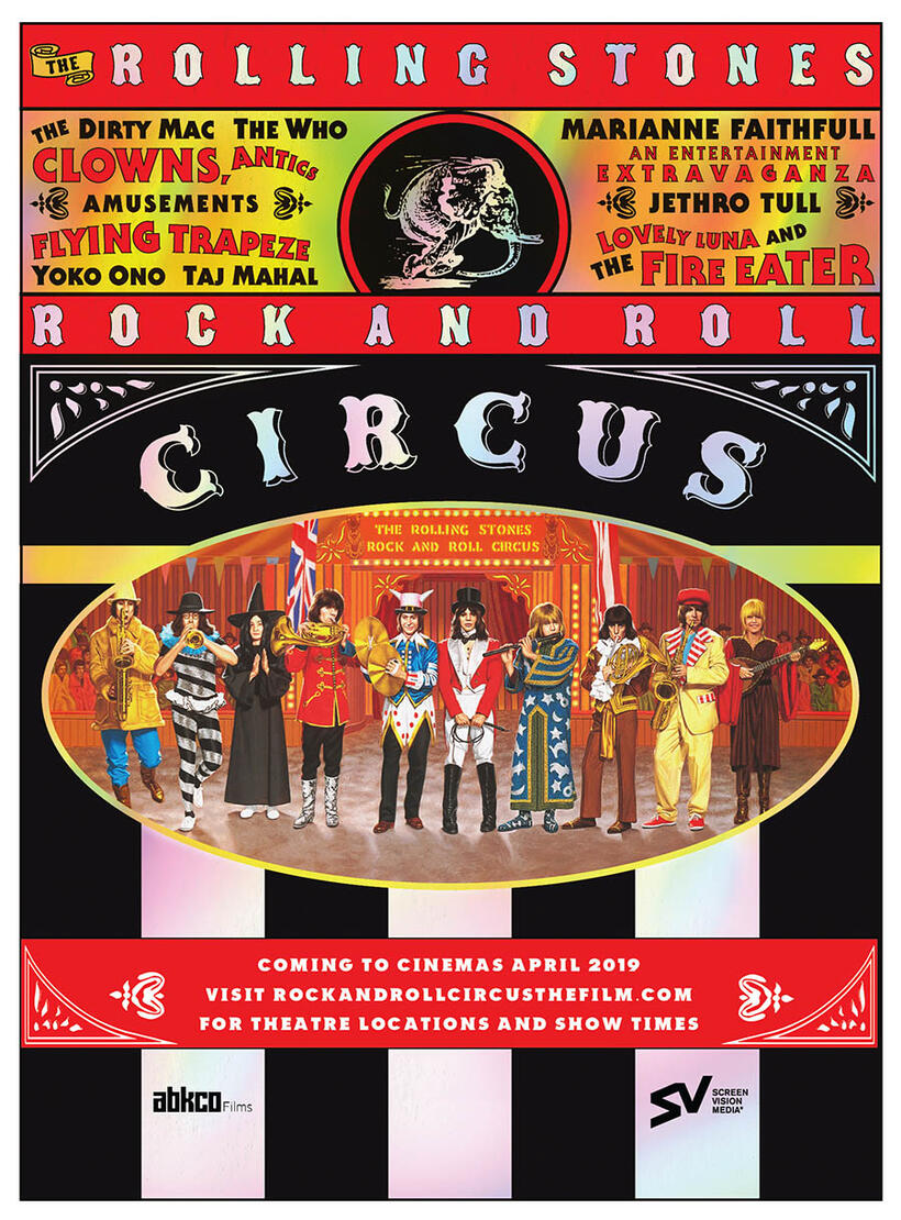 The Rolling Stones Rock and Roll Circus poster art