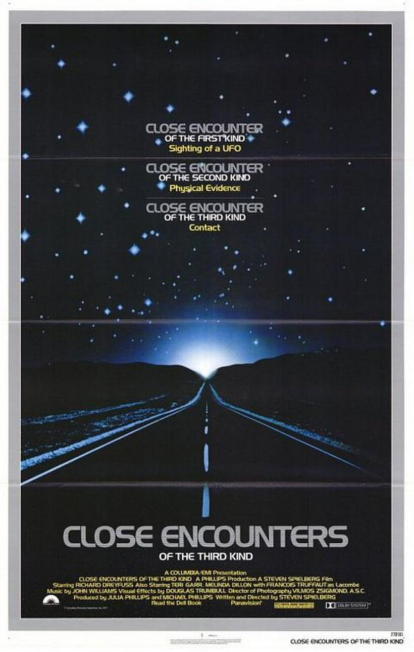 Poster art for "Close Encounters of the Third Kind."