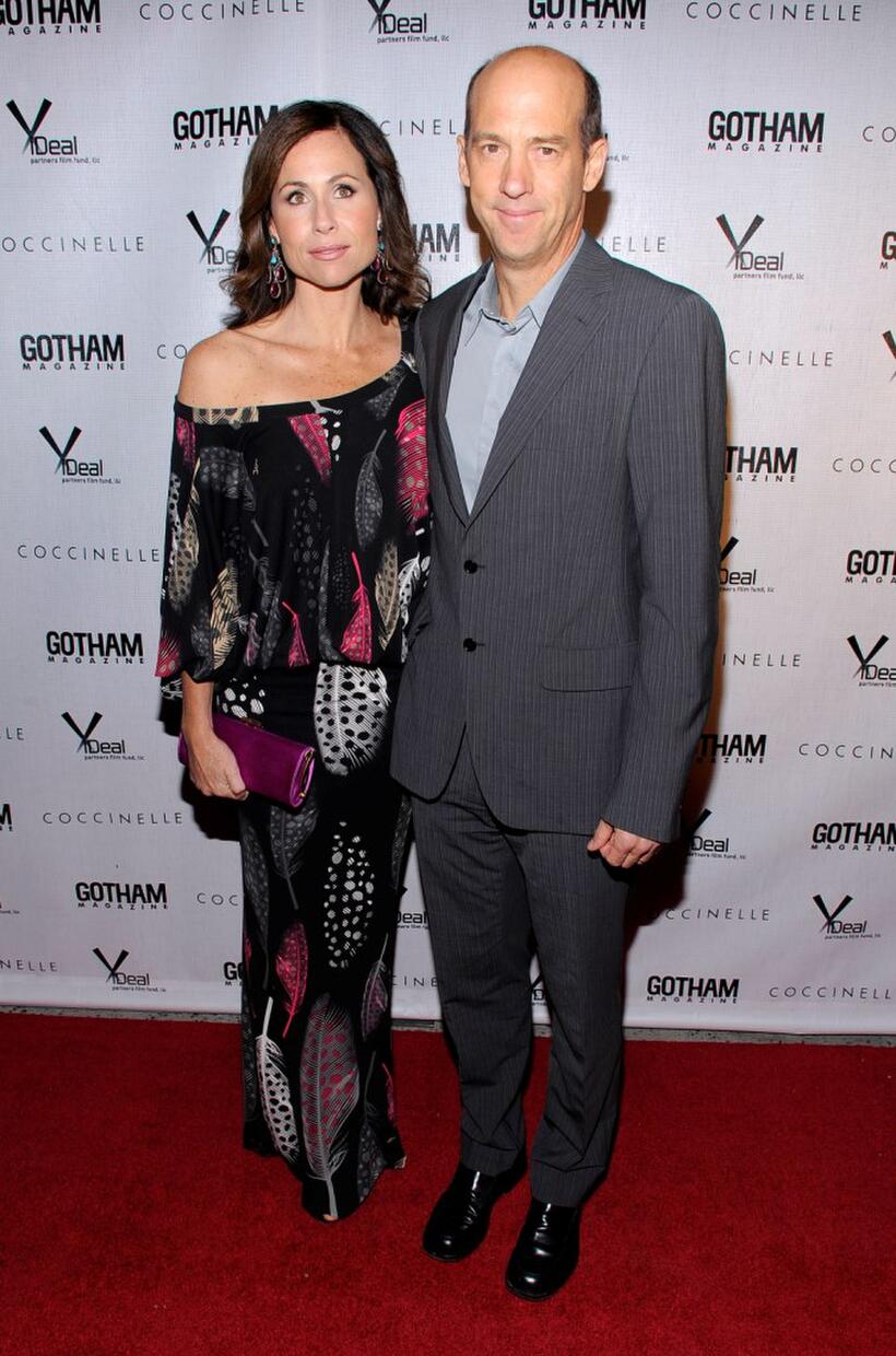 Minnie Driver and Anthony Edwards at the New York premiere of "Motherhood."