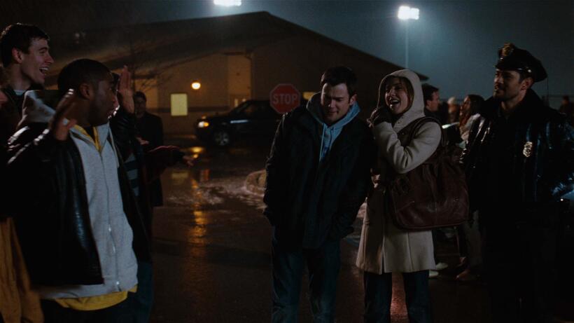 Matt Long as Mike and Jessica Stroup as Elizabeth Mitchum in "Homecoming."
