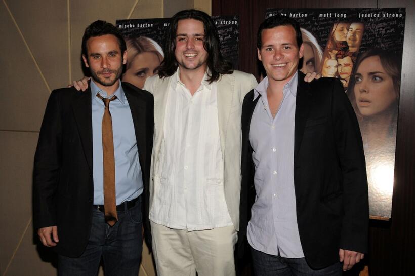 Austin Stark, Bingo Gubelmann and Benji Kohn at the New York premiere of "Homecoming."