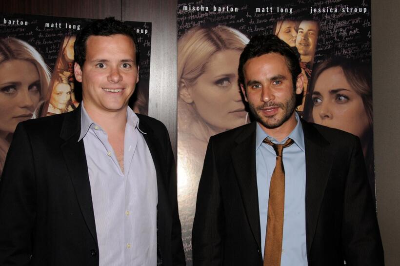 Benji Kohn and Austin Stark at the New York premiere of "Homecoming."