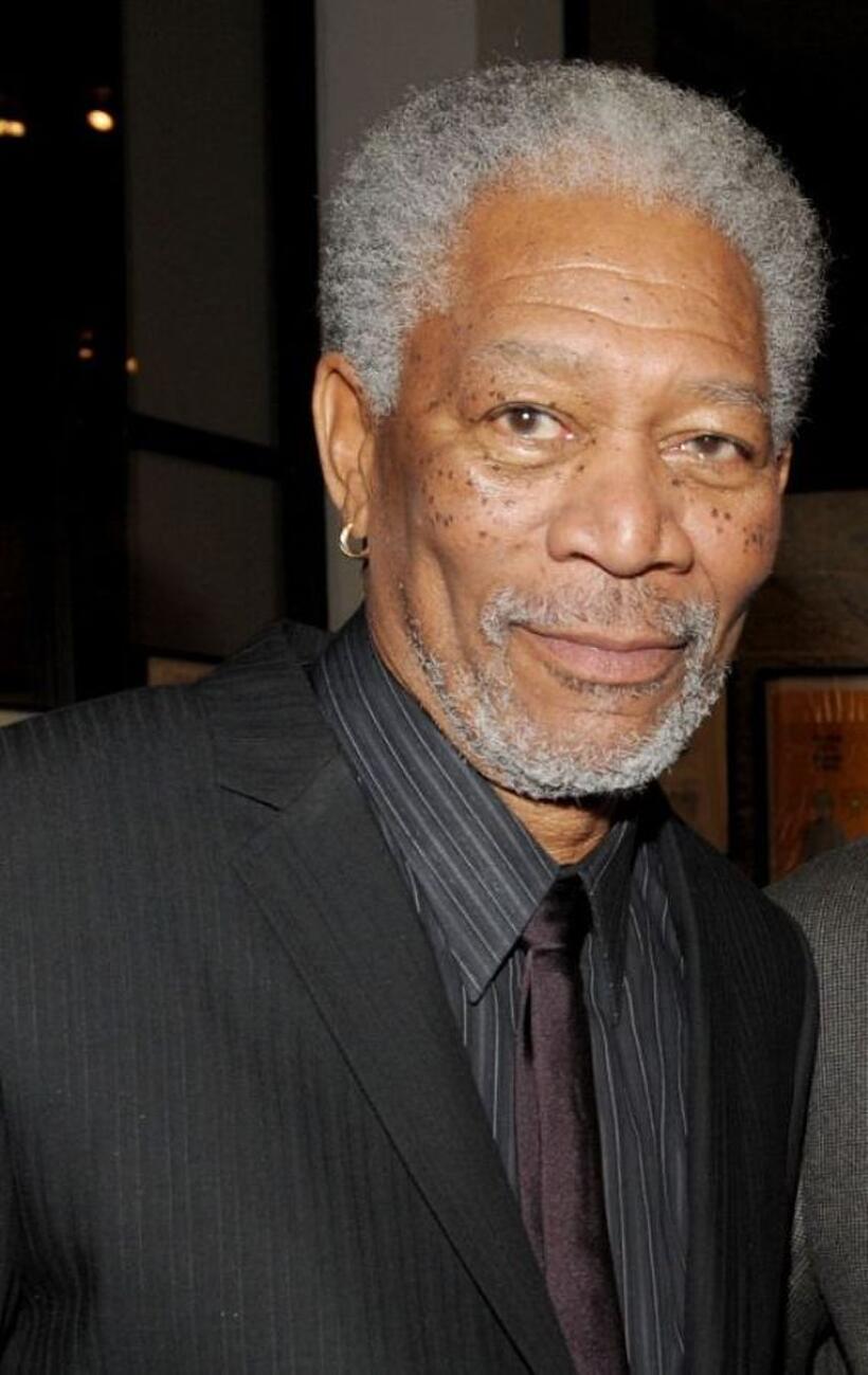 Morgan Freeman at the California premiere of "Invictus."