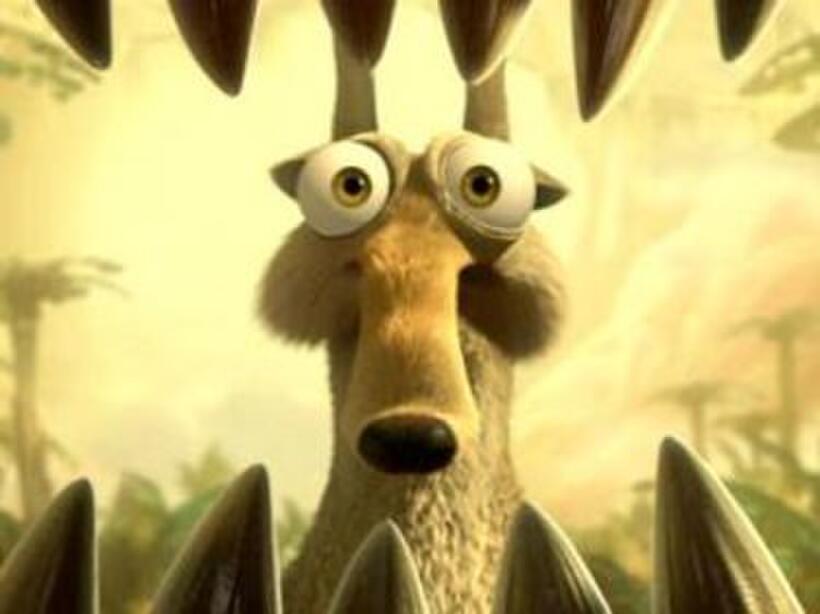 Scrat in "Ice Age: Dawn of the Dinosaurs."