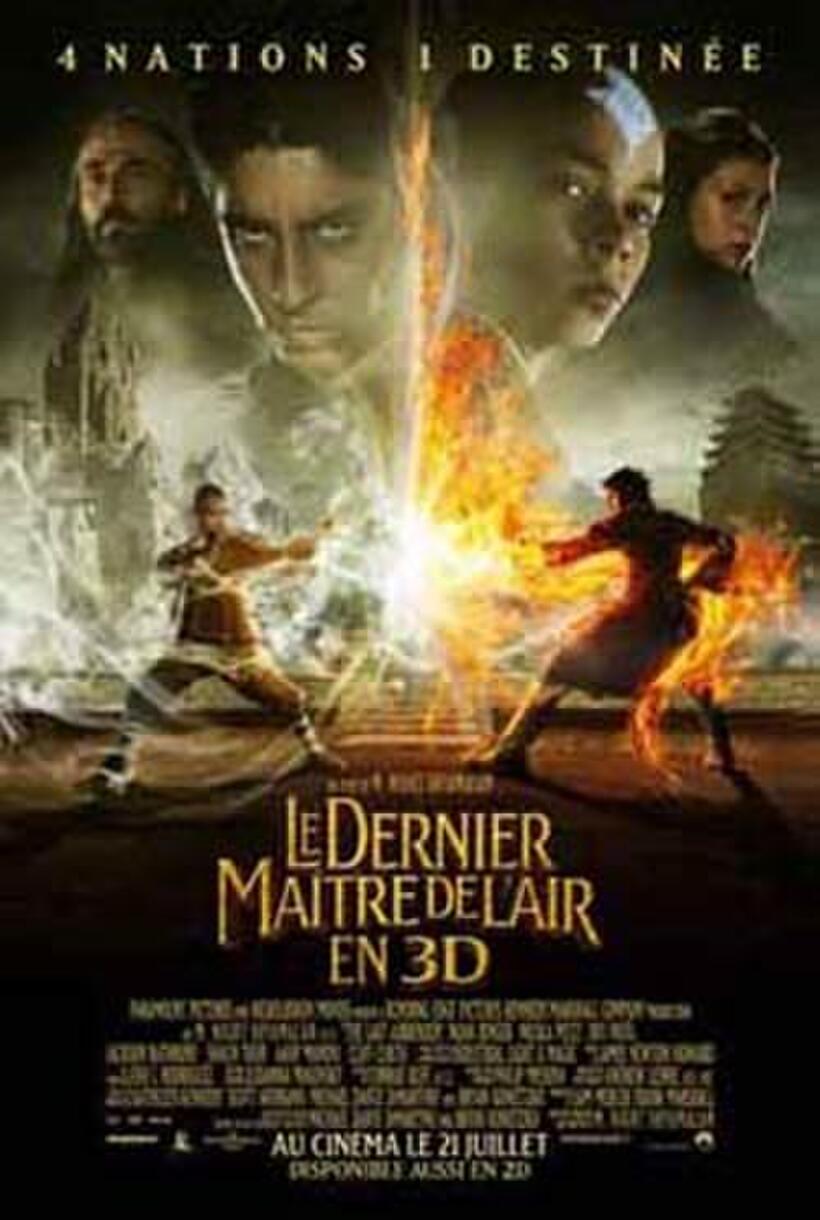 Poster art for "The Last Airbender."