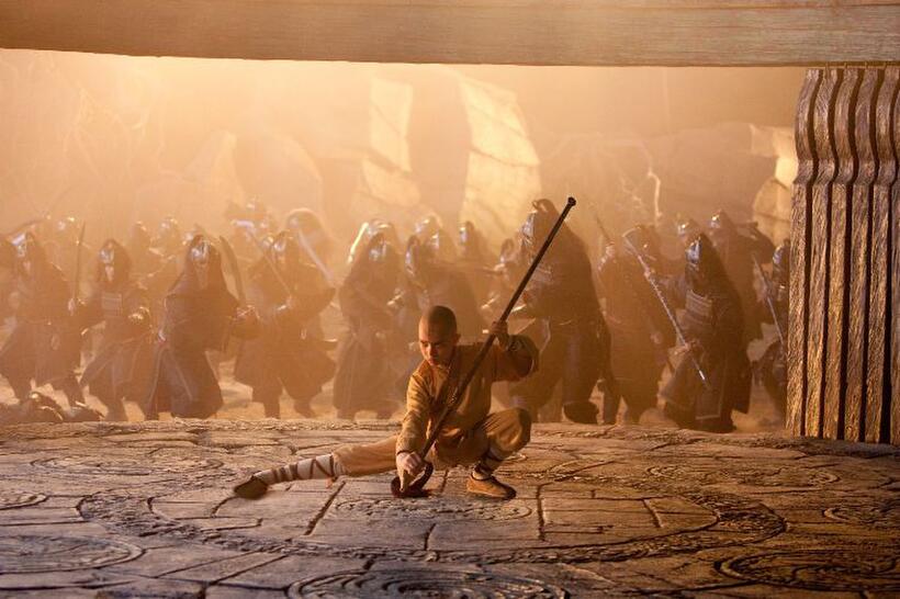 Noah Ringer as Aang in "The Last Airbender."