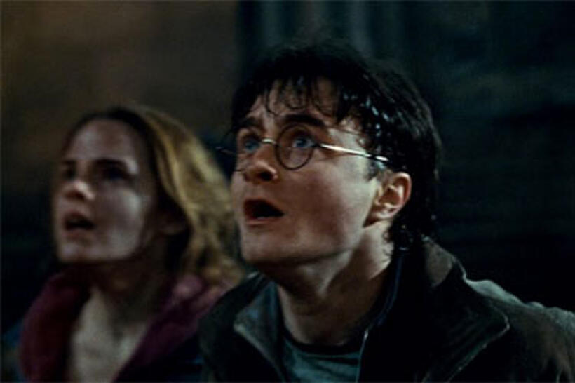 Daniel Radcliffe and Emma Watson in "Harry Potter and the Deathly Hallows - Part 2."