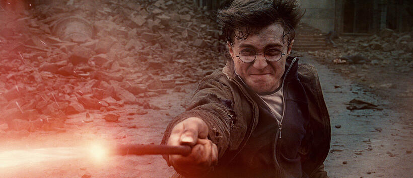 Daniel Radcliffe as Harry Potter in "Harry Potter and the Deathly Hallows: Part 2."