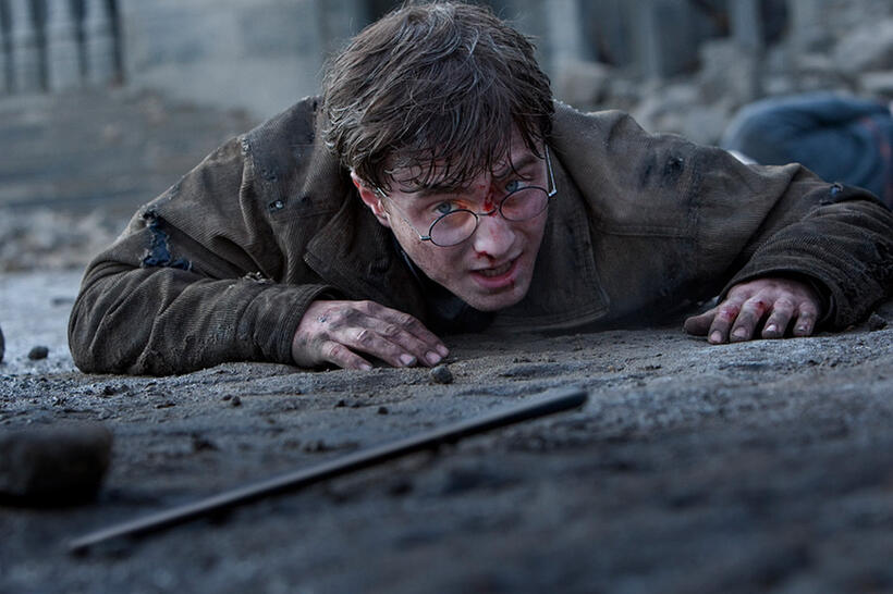 Daniel Radcliffe as Harry Potter in "Harry Potter and The Deathly Hallows: Part 2."