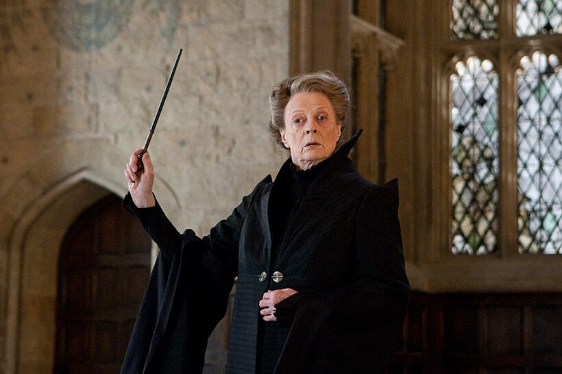 Maggie Smith as Professor Minerva Mcgonagall in "Harry Potter and The Deathly Hallows: Part 2."