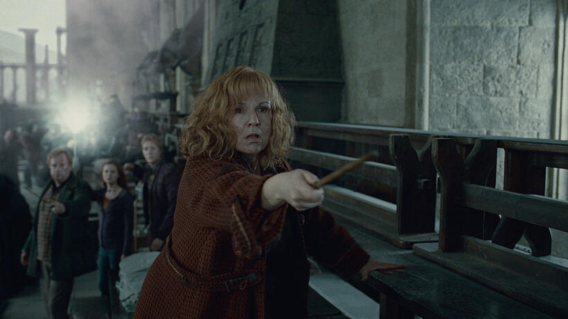 Julie Walters as Molly Weasley in "Harry Potter and The Deathly Hallows: Part 2."