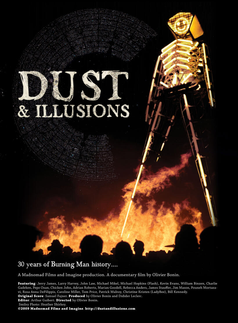 Poster art for "Dust and Illusions."