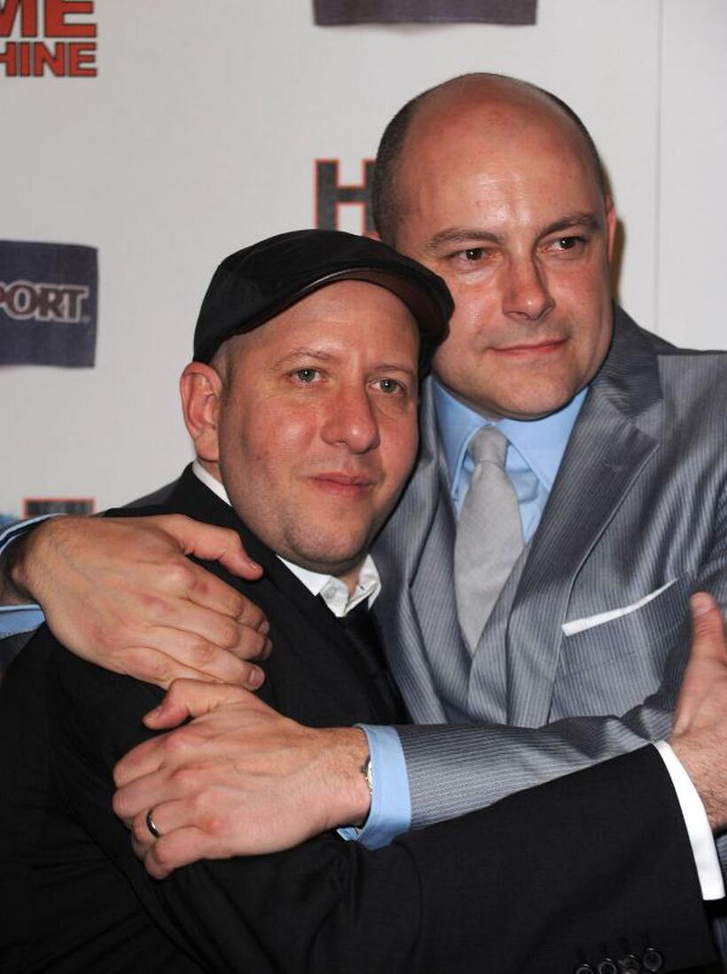 Director Steve Pink and Rob Corddry at the California premiere of "Hot Tub Time Machine."