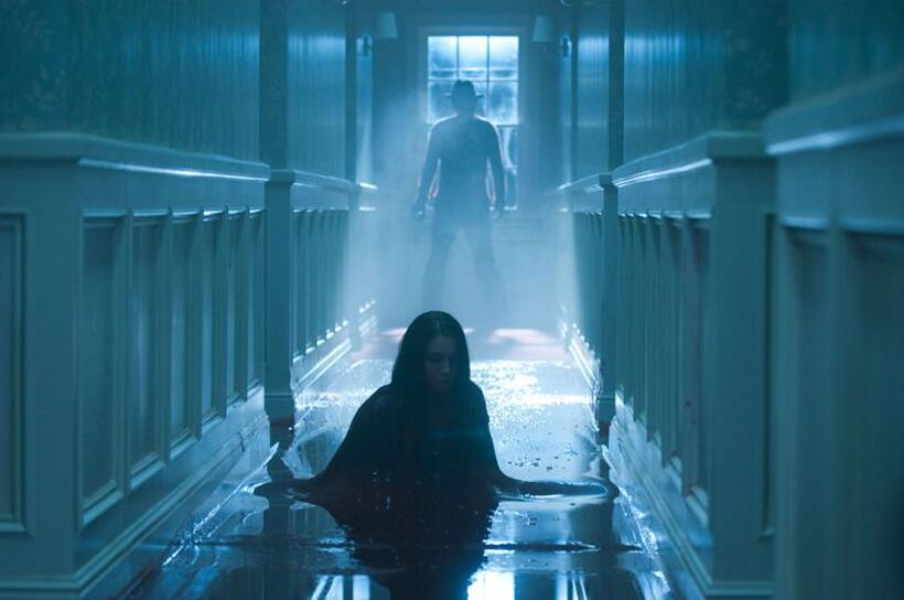 Rooney Mara as Nancy and Jackie Earle Haley as Freddy Krueger in "A Nightmare on Elm Street."