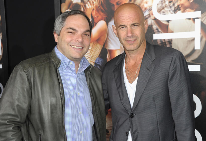 Paramount Film Group president Adam Goodman and producer Brad Weston at the California premiere of "Footloose."