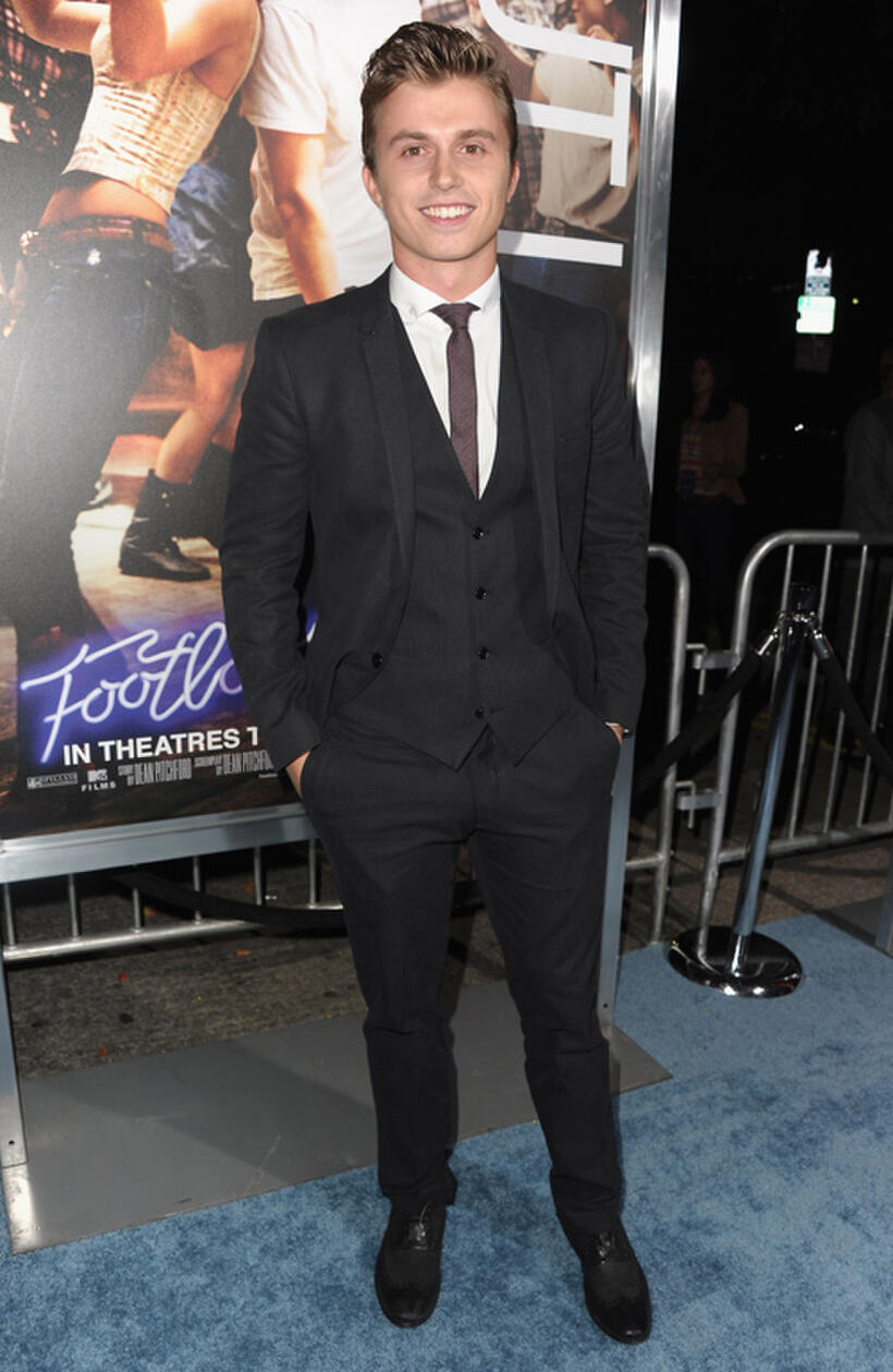 Kenny Wormald at the California premiere of "Footloose."