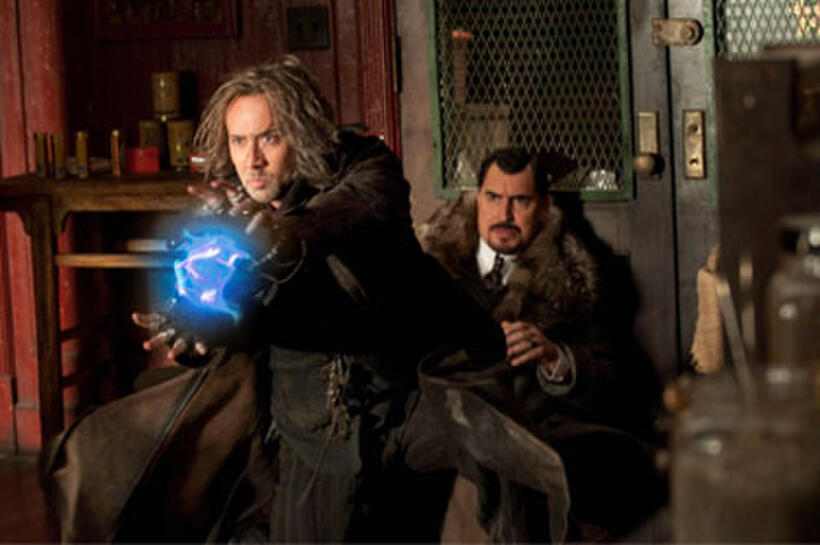 Nicolas Cage and Alfred Molina in "The Sorcerer's Apprentice."