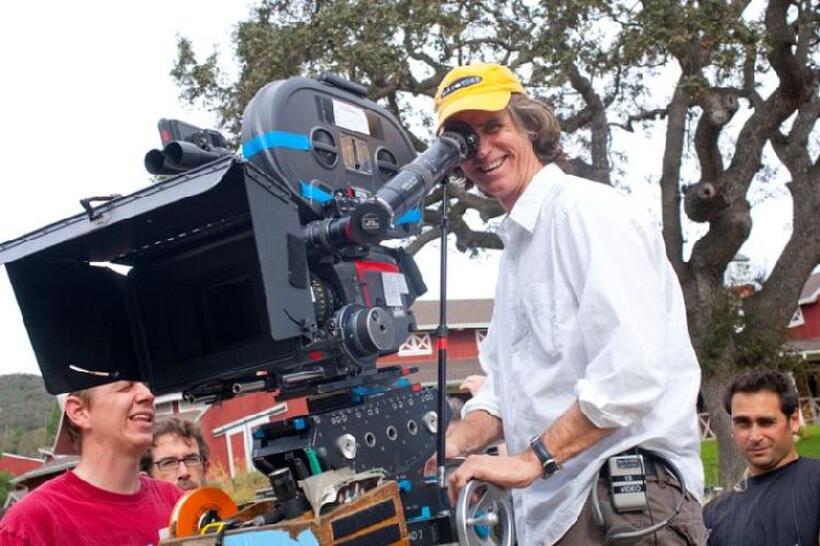 Director/producer Jay Roach on the set of "Dinner for Schmucks."