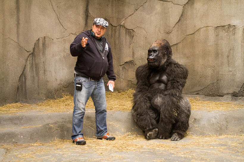 Director Frank Coraci on the set of "The Zookeeper."