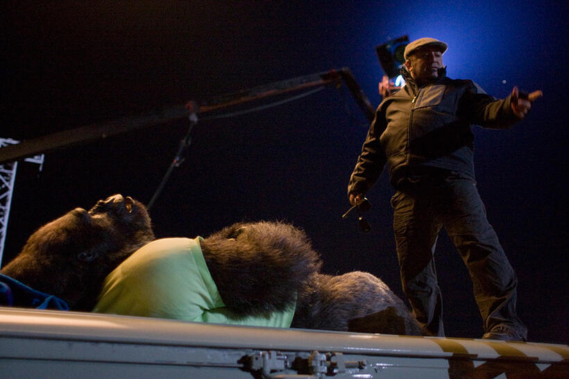 Director Frank Coraci on the set of "The Zookeeper."
