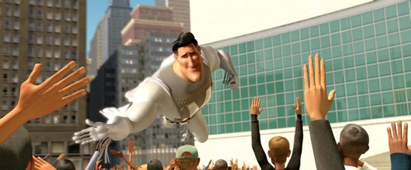 Brad Pitt voices Metro Man in "Megamind."