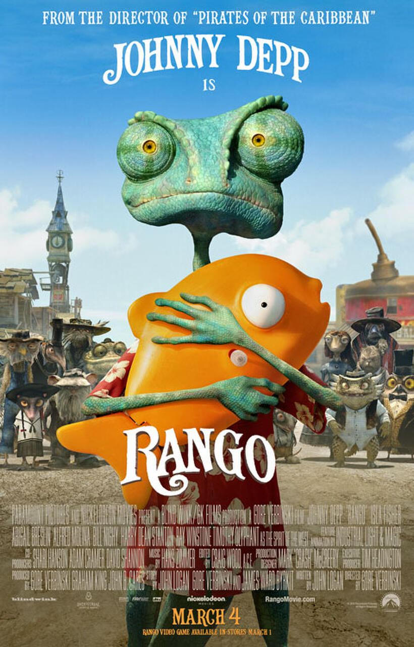 Poster art for "Rango."