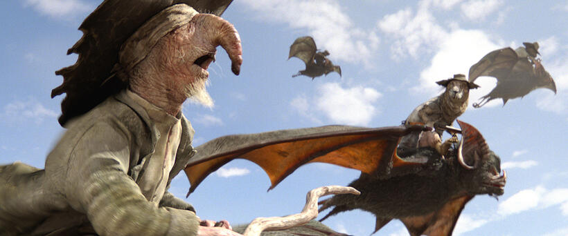 Balthazar voiced by Harry Dean Stanton and Jedidiah voiced by Ryan Hurst in "Rango."