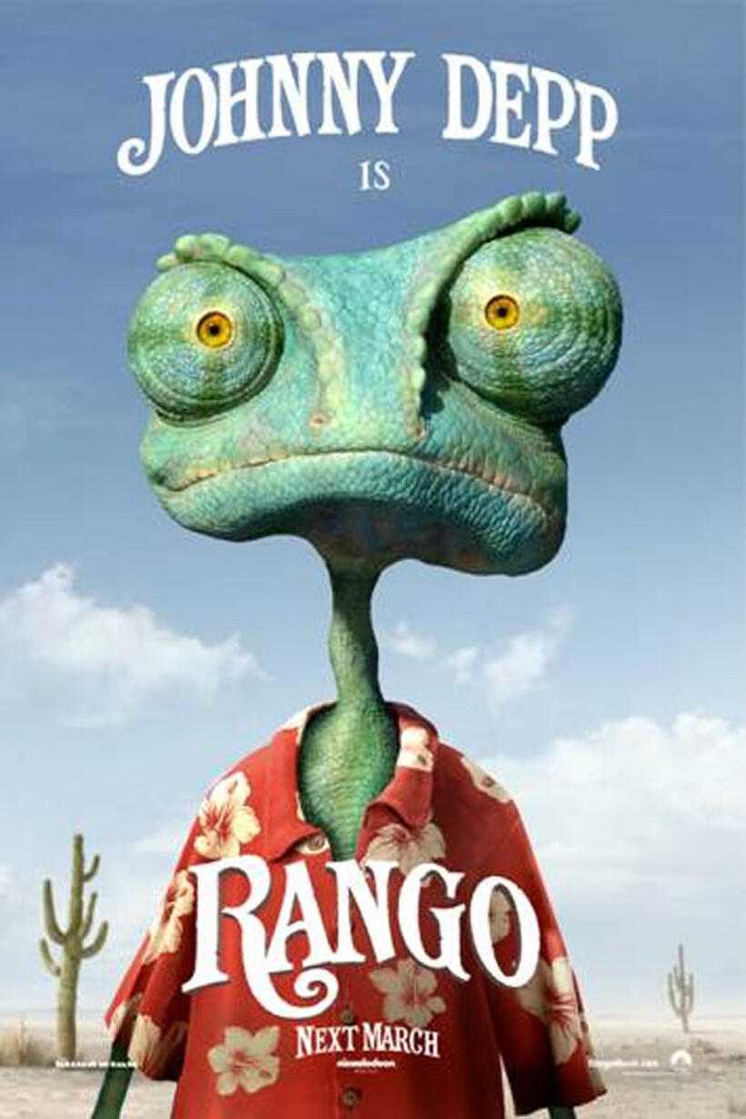 Poster art for "Rango."