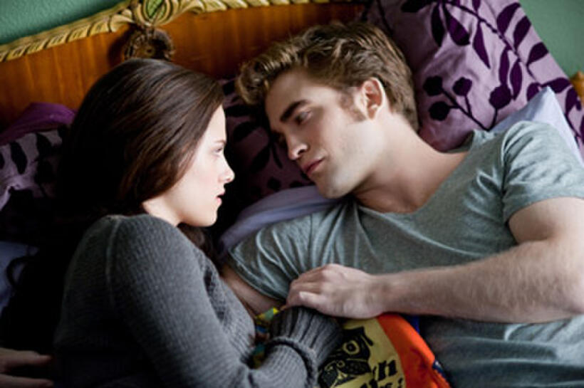 Kristen Stewart and Robert Pattinson in "The Twilight Saga: Eclipse."