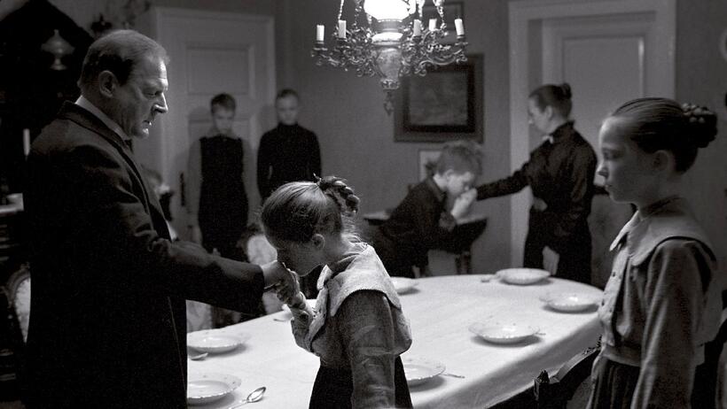 Burghart Klaussner as The Pastor in "The White Ribbon."