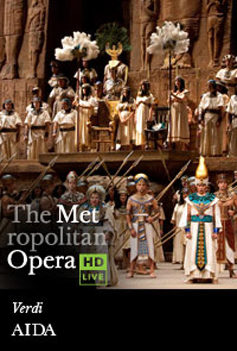Poster art for "The Metropolitan Opera: Aida."