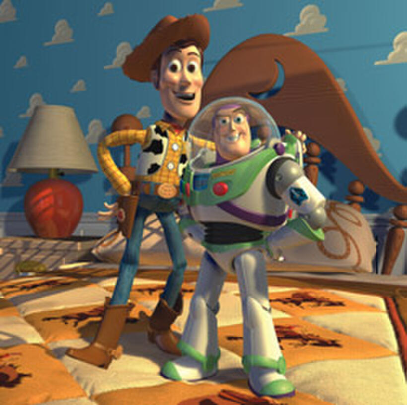 Woody and Buzz Lightyear in "Toy Story 2."