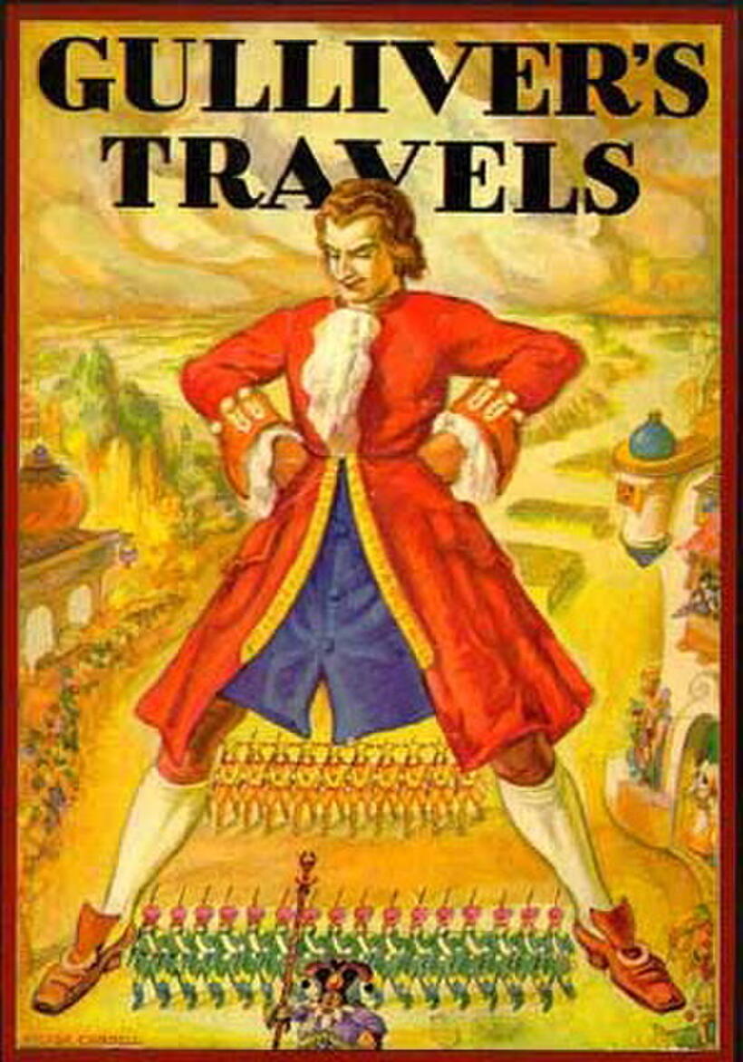 Poster art for "Gulliver's Travels."
