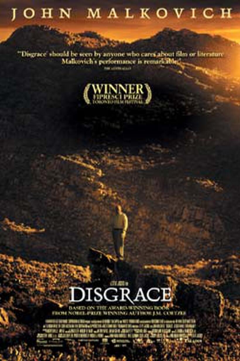 Poster art for "Disgrace."