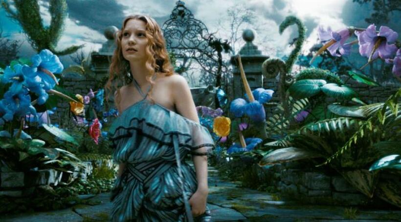 Mia Wasikowska as Alice in "Alice in Wonderland: An IMAX 3D Experience."