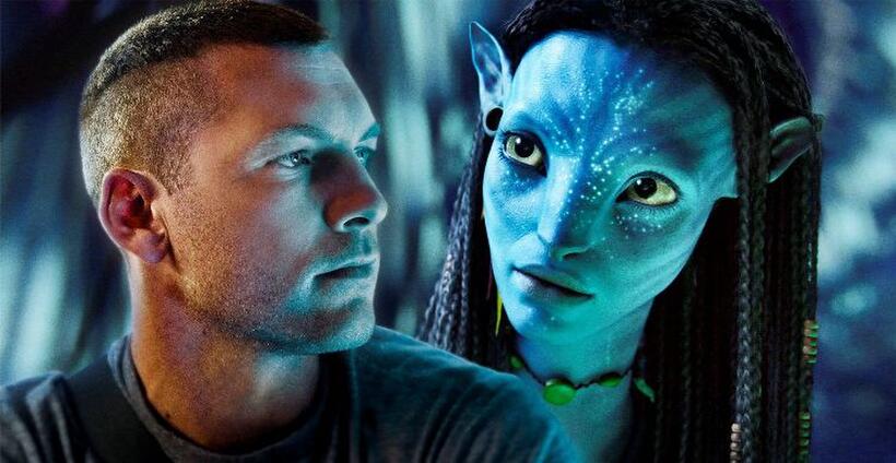 Sam Worthington as Jake Sully and Zoe Saldana as Neytiri in "Avatar in Digital 3D."